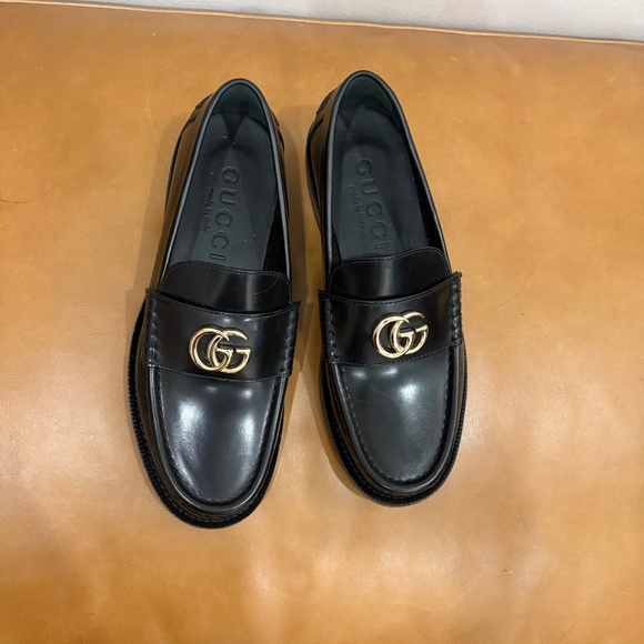 NIB Black Gucci Marmont Loafers - Picture 5 of 6
